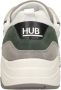 HUB Glide chunky suède sneakers beige zwart - Thumbnail 4