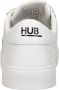 Hub Hook-z Lage sneakers Leren Sneaker Heren Wit - Thumbnail 5