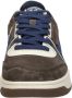 Kaotiko BOSTON PIPING SUEDE NAVY Lage sneakersHeren sneakersVrije tijdsschoenen Blauw - Thumbnail 6