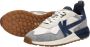 Kaotiko Vancouver Ivy chunky suède sneakers blauw multi - Thumbnail 8