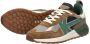 Kaotiko Vancouver chunky suède sneakers bruin multi - Thumbnail 7