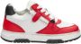 KEQ Sneakers Laag Sneakers Laag rood - Thumbnail 4