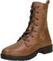 KEQ Veterschoen hoog Veterschoen hoog cognac - Thumbnail 10