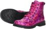 KEQ Veterschoen hoog Veterschoen hoog fuchsia - Thumbnail 6