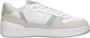 Lacoste T Clip SET Dames Sneakers Wit Groen - Thumbnail 4