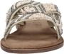 Lazamani Beige Zomer Slipper met Kralenbanden Beige Dames - Thumbnail 15