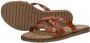 Lazamani ladies woven mules Bruin Leer Geen Dames - Thumbnail 9