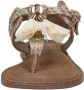 Lazamani Beige Leren Sandalen 75.119 Beige Dames - Thumbnail 10