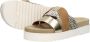 Maruti Bari Slippers Cognac Gold Pixel Offwhite Sandal - Thumbnail 12