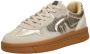 Maruti Yale Suede taupe gold sneakers Goud Leer Lage sneakers Dames - Thumbnail 2