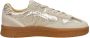 Maruti Yale Suede taupe gold sneakers Goud Leer Lage sneakers Dames - Thumbnail 4