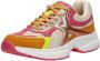 Mexx Loyce Lage sneakers Leren Sneaker Dames Oranje - Thumbnail 12