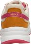 Mexx Loyce Lage sneakers Leren Sneaker Dames Oranje - Thumbnail 13