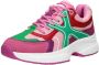 Mexx Lage sneakers Loyce Paars Leer Multicolor Dames - Thumbnail 5