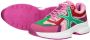 Mexx Lage sneakers Loyce Paars Leer Multicolor Dames - Thumbnail 13