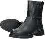 Mexx Stijlvolle Zwarte Chunky Sole Enkellaarzen Black Dames - Thumbnail 12