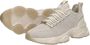 Mexx Beige Lage Sneakers met Strass Details Beige Dames - Thumbnail 10