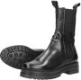 MJUS M79203-101-6002 Chelsea Zwart Leer Chelsea boots Dames - Thumbnail 7