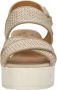 Mustang Sandalen Plat Sandalen Plat beige - Thumbnail 6