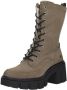 Mustang Warme Platform Veterschoen voor Dames Gray Dames - Thumbnail 6