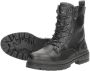 Mustang gevoerde veterboots zwart - Thumbnail 6