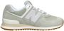 New Balance 574 sneakers lichtgroen ecru wit - Thumbnail 7