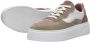 Palpa Beige Paarse Platform Sneakers Multicolor Dames - Thumbnail 14