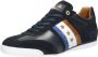 Pantofola d'Oro Imola Sneakers Heren Leren Veterschoenen Blauw - Thumbnail 4