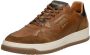 Pantofola d'Oro Sirmione Low Sneakers Leren Sneaker Heren Cognac - Thumbnail 8