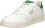 Pantofola D'Oro Lage Groene Accent Leren Sneakers White Heren - Thumbnail 4