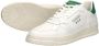 Pantofola D'Oro Lage Groene Accent Leren Sneakers White Heren - Thumbnail 7