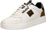 PME Legend Witte Leren Sneaker met Bruine en Zwarte Details White Heren - Thumbnail 9