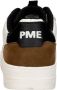 PME Legend Witte Leren Sneaker met Bruine en Zwarte Details White Heren - Thumbnail 10