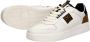 PME Legend Witte Leren Sneaker met Bruine en Zwarte Details White Heren - Thumbnail 12