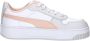 Puma Carina Street leren sneakers wit roze Meisjes Leer Meerkleurig 29 - Thumbnail 6