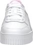 Puma Carina Street leren sneakers wit lila Meisjes Leer Meerkleurig 35.5 - Thumbnail 10