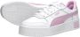 Puma Carina Street leren sneakers wit lila Meisjes Leer Meerkleurig 35.5 - Thumbnail 11