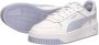 PUMA Carina Street Jr Meisjes Sneakers White-Cool Weather - Thumbnail 9