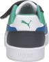 Puma Caven 2.0 Block sneakers wit kobaltblauw grijs Jongens Meisjes Imitatieleer 28 - Thumbnail 15