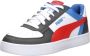 Puma Caven 2.0 Block sneakers wit rood blauw Imitatieleer 35.5 - Thumbnail 4