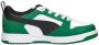 Puma Rebound V6 Lo sneakers wit zwart groen Jongens Meisjes Imitatieleer 35 - Thumbnail 6