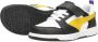 Puma Rebound V6 Lo AC+ Inf sneakers zwart geel wit - Thumbnail 7