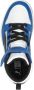 Puma Rebound V6 Mid sneakers wit zwart blauw Jongens Meisjes Imitatieleer 34 - Thumbnail 11