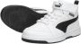 Puma Rebound V6 Mid sneakers wit zwart Jongens Meisjes Imitatieleer Meerkleurig 35 - Thumbnail 12