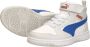 PUMA Rebound V6 Mid AC+ PS Unisex Sneakers White-Vivid Blue-Feather Gray - Thumbnail 6