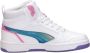 Puma rebound V6 mid bouncy sky jr. sneakers wit - Thumbnail 9