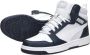 PUMA Rebound v6 Mid Sneakers blauw Synthetisch - Thumbnail 9