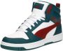 Puma Rebound v6 Mid sneakers groen ecru rood Imitatieleer 35.5 - Thumbnail 7