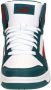 Puma Rebound v6 Mid sneakers groen ecru rood Imitatieleer 35.5 - Thumbnail 10