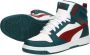 Puma Rebound v6 Mid sneakers groen ecru rood Imitatieleer 35.5 - Thumbnail 11